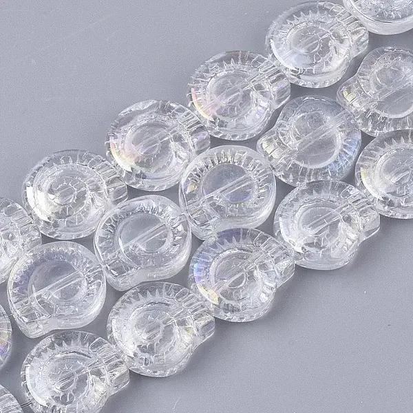 Electroplate Glass Beads Strands