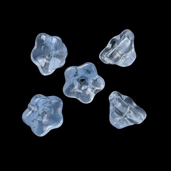 Baking Paint Transparent Glass Beads