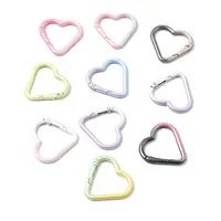 Spray Paint Alloy Spring Gate Rings