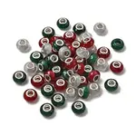Faceted Resin European Beads