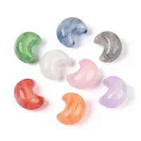 Opaque Resin Moon Beads