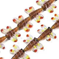 Autumn Theme Handmade Lampwork Beads Strands