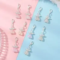 Transparent Acrylic Heart Angel Pendant Decorations