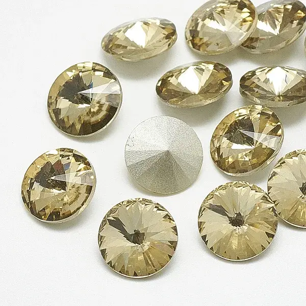 Pointed Back Glass Rhinestone Cabochons
