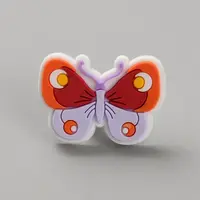 Butterfly Plastic Cartoon Style Straw Toppers