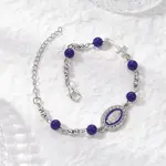 Zinc Alloy Enamel Link Bracelets