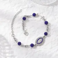 Zinc Alloy Enamel Link Bracelets