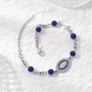 Zinc Alloy Enamel Link Bracelets