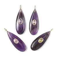 Natural Amethyst Pendants
