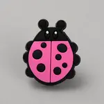 Ladybug Plastic Cartoon Style Straw Toppers