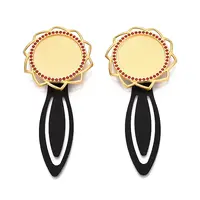 Alloy & Iron Bookmark Cabochon Settings