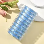 10 Rolls Flat Elastic Crystal String Set