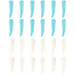 24Pcs 2 Colors Synthetic Turquoise Pendants