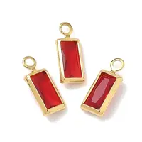 Brass Glass Charms