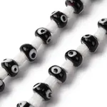 Handmade Evil Eye Lampwork Beads Strands