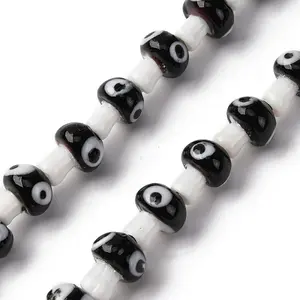 Handmade Evil Eye Lampwork Beads Strands