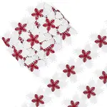 Flower Polyester Eyelash Lace Trim Ribbon