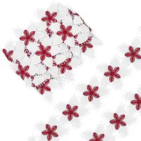 Flower Polyester Eyelash Lace Trim Ribbon