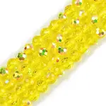 Electroplate Transparent Glass Beads