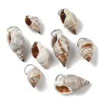 Natural Spiral Shell Pendants