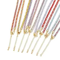 3.5MM Round Nylon Cotton Cord Necklace Making