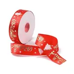 25 Yards Christmas Theme Printed Polyester Ribbon