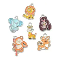 Animals Alloy Enamel Pendants