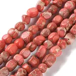 Dyed Natural Imperial Jasper Beads Strands