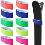 10Pcs 5 Colors EVA with Nylon Snowboard Straps