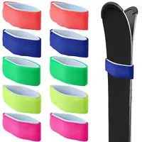 10Pcs 5 Colors EVA with Nylon Snowboard Straps