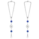 2Pcs Alloy Flower Pendant Decorations