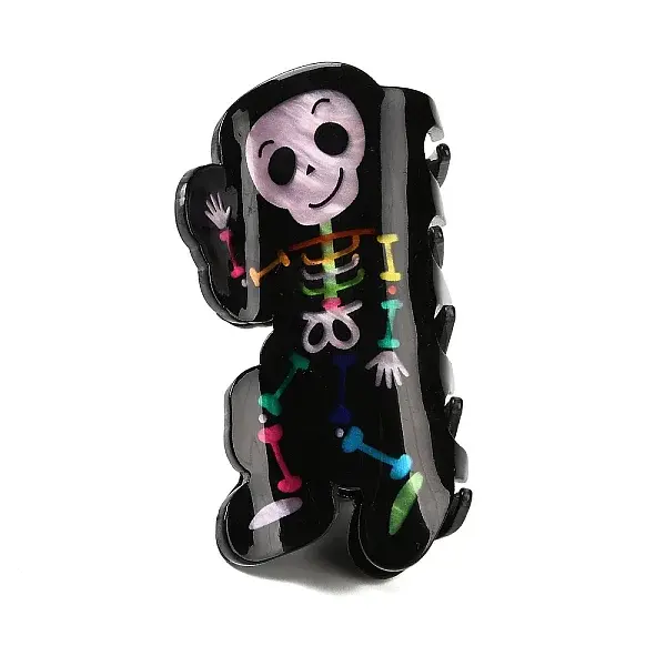 Halloween Themes Acrylic Claw Hair Clips