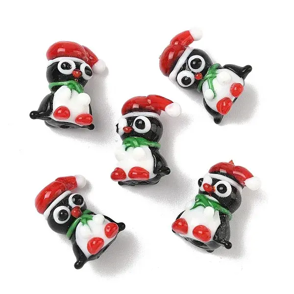 Christmas Handmade Lampwork Beads