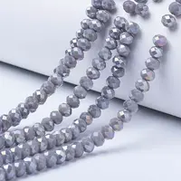 Electroplate Glass Beads Strands