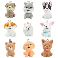 18Pcs 9 Styles Opaque Resin Pendants