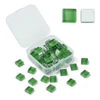 60Pcs Transparent Glass Cabochons