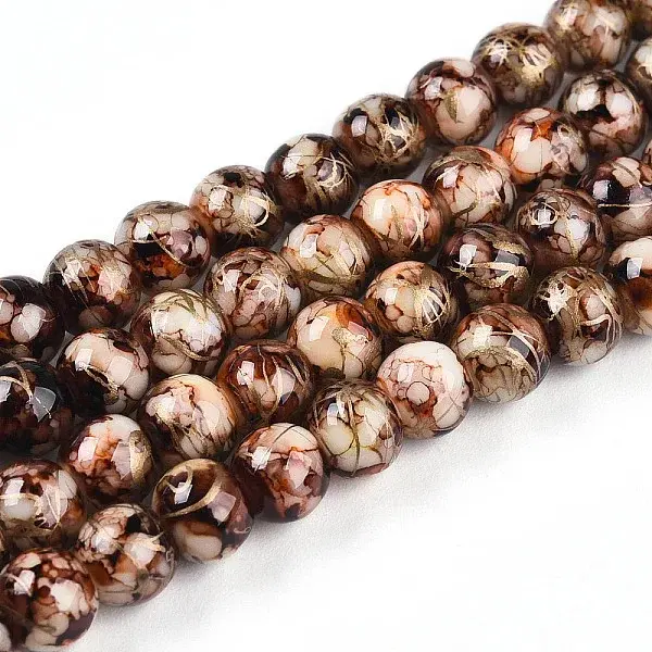 Baking Painted Glass Beads Strands