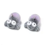 Flocking Opaque Resin Pendants