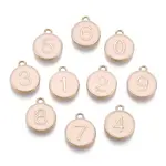 Light Gold Plated Alloy Enamel Charms
