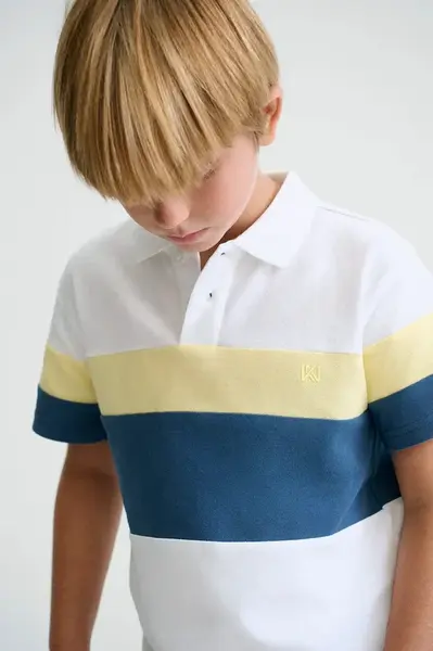 Dětská bavlněná polokošile Mayoral