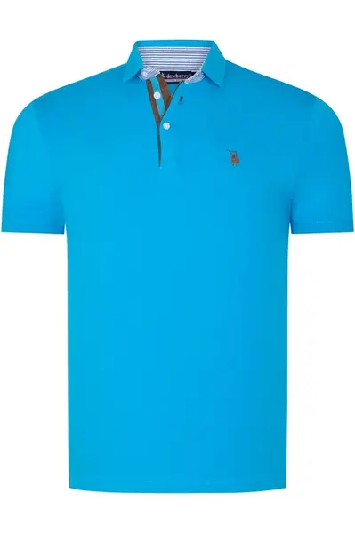 T9582 DEWBERRY MEN'S T-SHIRT-DARK TURQUOISE