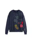 Desigual Mikina 'Mickey Mouse'  tmavomodrá / dymovo šedá