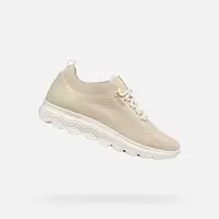 Beige women's sneakers Geox Spherica - Women's