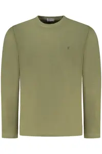 Pánské tričko s dlouhým rukávem, zelené