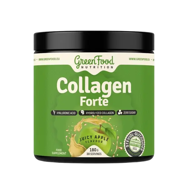 GREENFOOD NUTRITION Collagen Forte, juicy apple 180 g