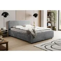 MID.YOU ČALOUNĚNÁ POSTEL, 140/200 cm, šedá