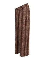 MAMALICIOUS Nohavice 'MLAURA'  hnedá / svetlohnedá / čierna