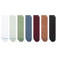 Stance Ponožky 'Icons'  modrá denim / mokka / svetlosivá / pastelovo zelená / vínovo červená / čierny denim / biela