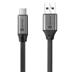 Kabel Tactical Fat Man 2.0 Cable USB-A/USB-C 1m, šedá