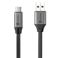 Kabel Tactical Fat Man 2.0 Cable USB-A/USB-C 1m, šedá